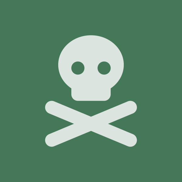 Poison symbol icon